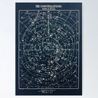 New Limited  Vintage Star Constellations Map Poster Circa 1900s Poster