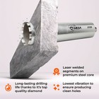 7 Inch  180mm Wet Diamond Core Drill Bit For Concrete Hole Saw Mesa Diamond  