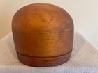 Unique Full Round Crown Block    millinery Wood Block Hat Making  form mold brim