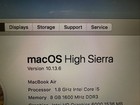 Apple Macbook Air 13  2017 Intel I5 1 8ghz 8gb Ram 128gb Ssd  high Sierra