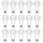 15 Pack Led Light Bulbs 15w 100w Daylight A19 6500k E26 Replacement Lamp