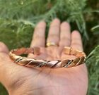 1pc Pure Copper And Silver Healing Bangle Cuff Bracelet Spiritual  Unisex