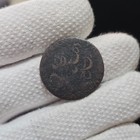 1790 s Half Penny Conder Token King   Queen Ship At Sea Colonial Coin