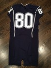 Game Worn Used Uconn Huskies Connecticut Football Jersey  80 Nike Size 40