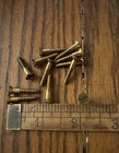 7 X 7 8    Wood Screws Antique Slotted Flat Head Brass Usa Made Free Shipping