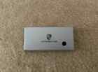 New Genuine Porsche Leather Crest Key Ring Fob Chain Black Wap0500950e