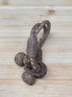 Vintage Western Braided Rawhide Tie Down Hobble   Holder 4 Breast Collar