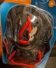 Speedo Fit Nemesis Contour Paddles Medium M Black Red Swim Training - New