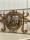 An Exceptional Stained Glass  - Hunting  Scene