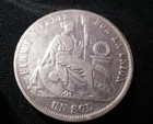 Silver Coin Peru 1871 Un Sol Free Shipping In U s    900