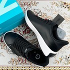 New G fore G4 G 112 Men s Onyx Golf Shoes Pu Leather Black Sneakers Us 10-12