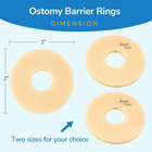 10pcs Ostomy Barrier Rings  Ostomy Supplies  4mm Thickness Moldable Ostomy Rings
