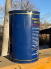 Vintage Blue Veedol Motor Oil Can 5 Quart Free Ship