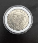      Skull Coin Fantasy Morgan Dollar Style 1879 Hobo Art Novelty Round