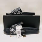 Adidas Adilette Comfort Slides Men   s Size 9 Athletic Slip-on Sandals Black White