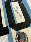 Lionel Messi Signed Argentina  10 Soccer Jersey Bas Beckett Authenticated