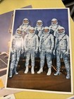 24 Nasa Photo Set 5x7 Paper Mercury 7 Astronauts Vintage Space Rocket