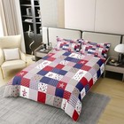  Patriotic 4th Of July Bedding Set King Size King  No Comforter  Royal Blue