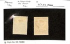 Thailand  Postage Stamp   143-144 Vf Mint Hinged  1910 King Chulalongkorn