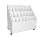 21 Slot File Storage Organizer Blueprint Architectural Plans Rolled Up Art Print