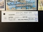 Nevis   571 - 574   580 - 589   Mnh Scott Value   25 00