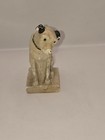 Antique Rca Victor Nipper Chalkware Dog