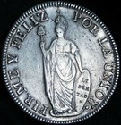 Peru  1832  Eight Reales Silver   61-147