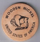 North Las Vegas Nevada Silver Anniversary Wooden Nickel