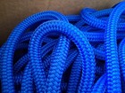 9 16   X 50 Ft  Double Braid-yacht Braid Polyester Rope   Marine Blue
