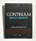 John Mayer Continuum Promotional Book Of Matches Record Store Promo Guitar Rare