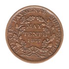 1837 Phoenix May Tenth Hard Times Token Xf