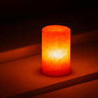 Himalayan Pink Salt Cylinder Shape Night Light  Air Purifier  Handmade Wall Lamp