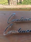 Rare Vintage 1962-1963 Lincoln Continental Rear  Emblems Pair Original