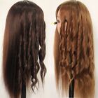 Mannequin Head 80  Human Hair For Practicing Hair Style Hairdresser Training