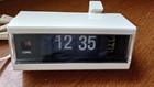 Copal 227 Flip Clock White 40th Anniversary Tested Working W box From Japan