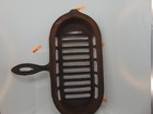 Grover Stove   Cast Iron Long Broiler  Cast Iron Broiler Pan Skillet oval Grill
