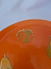Vintage Mid-centrury 1960 s Orange Glass Serving Tray  Georges Briard   44513