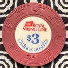 Royal Viking Line  3 Austria Wet Cruise Ship Casino Chip V1126