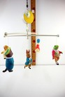 Vintage 1976 Eden Musical Mobile Beatrix Potter Peter Rabbit Baby Crib Mobile