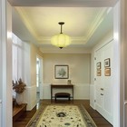 Antique Green Glass Ceiling Light Fixture  15  Vintage Pendant Light  Mid Cen   