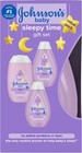 Johnson s Baby Sleepy Time Gift Set With Calming Bedtime Bath Wash  Lotion   Sha