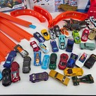 Hot Wheels City Pcs Track Set Lot With Cars And Orange Track Pieces
