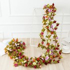 250cm Artificial Rose Garland Flower Vine For Wedding Party Home Wall Decoration