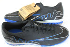 Nike Men s Zoom Vapor 15 Academy Tf Turf Soccer Shoes Black Royal Blue Size 13
