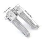 Front Foot Pegs Adapters For Yamaha Mt-03 Mt-07 Mt-09 Yzf R3 Yzf R6 Yzf-r25 Fz6r