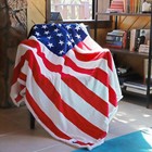 Catalonia Patriotic American Flag Throw Blanket Throw 50 x60   