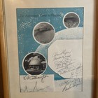 1960s Neil Armstrong Buzz Aldrin   More Autograph Signed Framed Astronaut Photo 