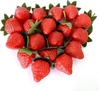 18pcs Plastic Artificial Red Strawberries Fake Lifelike Simulation Realistic    