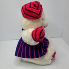 Vintage 1990 Kmart Dan Dee Santas Club Christmas Bear Stuffed Animal Plush