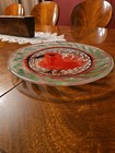 Kosta Boda Ulrica Hydman Vallien Red Bird 13  Glass Platter